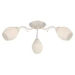 IKELITE - Lámpara De Techo 3 Luces E27 Blanco Mate