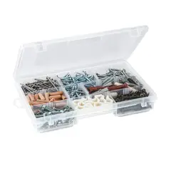 RIMAX - Caja Plástica Con Divisores 29.4X4.4X18.8 cm Transparente