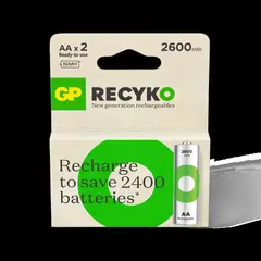 GP - Pila Recargable Aa Nimh 2700 Mah 2 Unidades