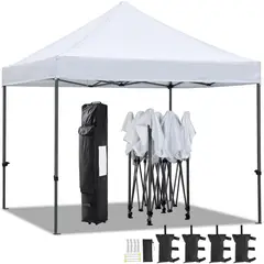 undefined - Carpa Para Camping 6 Personas Tipo Toldo Comercial Yaheetech