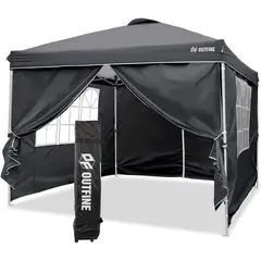 OUTFINE - Toldo de Patio con Carpa Gazebo Impermeable