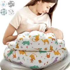 undefined - Almohada para Lactancia con Correa de Cintura Ajustable