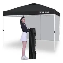 undefined - Toldo Plegable de 305x305 cm con Pared Lateral