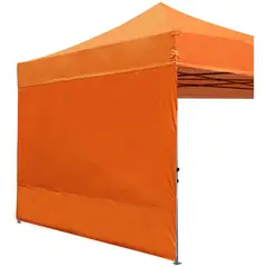 ABCCANOPY - Pared Lateral para Toldo Desplegable con Cintas para Sujetar