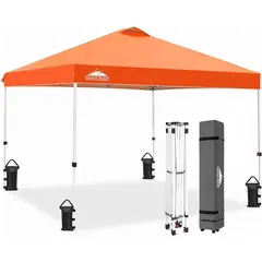 EAGLE PEAK - Toldo Instantáneo 3x3m Ajustable con Bolsa de Transporte Ajustable