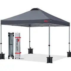 MASTERCANOPY - Toldo Plegable con Funda y Transporte con Ruedas