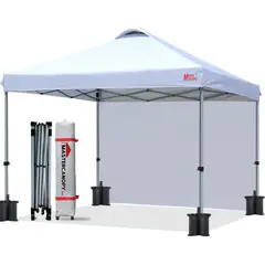 MASTERCANOPY - Carpa Plegable para Exterior con Bolsa de Transporte con Ruedas