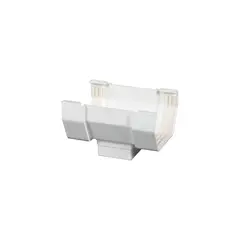 AMERIMAX - Salida Central Contemporanea Blanca de 12,70 cm