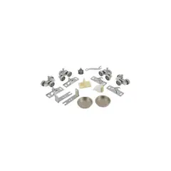 undefined - Set De Herrajes Y Riel De Aluminio Para Puertas Corredizas