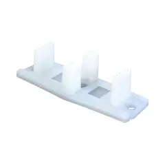 undefined - Guia para Puerta Corrediza Color Blanco de 1,90cm
