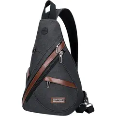 WITZMAN - Bolso Bandolera Convertible de Lona Vintage