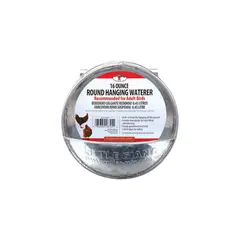 LITTLE GIANT - Bebedero Colgante para Aves de Corral Galvanizado