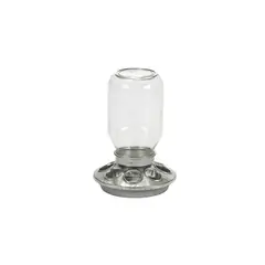 LITTLE GIANT - Comederos para Pollitos Tipo Frasco Mason