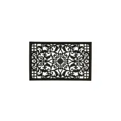 NUVO IRON - Inserto Decorativo Para Portón Rectangular Negro De Aluminio 38.10 x 60.96 cm