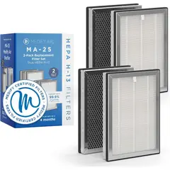 MEDIFY AIR - Filtro de Repuesto 3 En 1 H13 Hepa Medify
