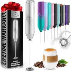 undefined - Potente Espumador de Leche Portátil y Compacto para Bebidas