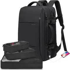 undefined - Mochila de Viaje de Lona Convertible para Laptop de 17.3 Pulgadas