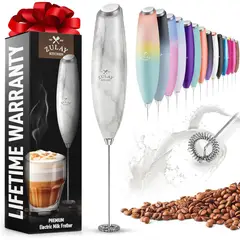 undefined - Espumador de Leche Eléctrico para Café Con Motor de Titanio Mejorado