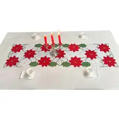 FENISSA - Camino Bordado Flor de Navidad