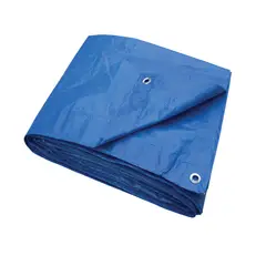 PROSOURCE - Lona de Plástico Azul de Baja Resistencia de 2,43 X 3,04 M