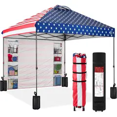 BEST CHOICE PRODUCTS - Carpa Plegable 3x3M Con Paredes Americanas