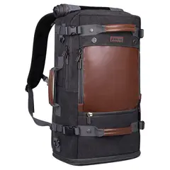 WITZMAN - Mochila de Viaje Vintage de Lona para Hombre