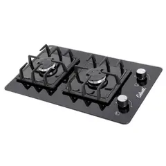 CONTINENTAL - Estufa Empotrable 2 Puestos Vidrio Templado Gas Propano 6040