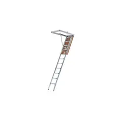 LOUISVILLE LADDER - Escalera para Atico de Aluminio de 2,36 M X 3,12 M