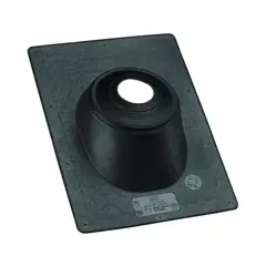 HERCULES - Tapajuntas Negro de Acero para Tuberías con Base Termoplástica Flexible