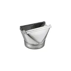 LAMBRO - Transición para Campana Extractor de Aluminio de 10.16 cm