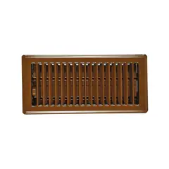 IMPERIAL - Rejilla para Piso Color Marrón 10,16 x 25,40 cm