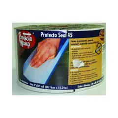GENERICO - Sellador Aluminizado Protecto 45 - Medidas 10.16 cm x 15.24 m