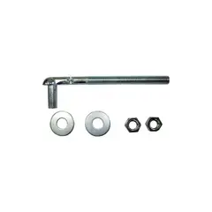 PROSOURCE - Gancho con Perno de Acero Zinc 3/4 x 25.40 cm