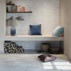 EUROCERAMICA - Piso Cerámico Eucalipto Nevado 31x60cm Caja1.68 m2