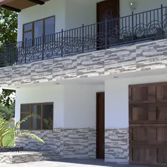 EUROCERAMICA - Pared Cerámica Janeiro Gris 31x60cm Caja 1.68 m2