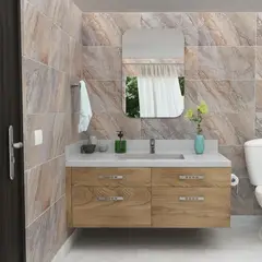 EUROCERAMICA - Piso Cerámico Faenza Multicolor 31x60cm Caja 1.68 m2