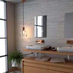 EUROCERAMICA - Piso Cerámico Nebraska Perla 31x60cm Caja 1.68 m2