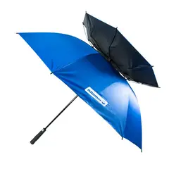 KLIMBER - Paraguas Con Protección Solar Filtro Uv Tipo Golf Color Azul Máxima Cobertura