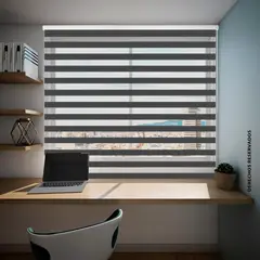 REGGIA - Cortina Roller Duo 100X220Cm Gris