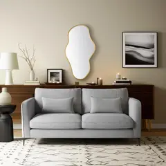 JUST HOME COLLECTION - Espejo Irregular Mdf Rodin 60x120 cm Dorado