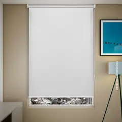 REGGIA - Cortina Enrollable Blackout 100x180cm Blanco