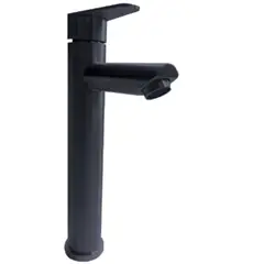 PLUMBER - Grifería Lavamanos Monocontrol Alto Vermont Negro Pbm
