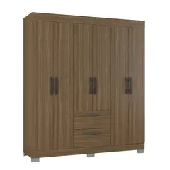 AKIVOY - Closet 6 Puertas Tokyo 188x164x47 Castaño