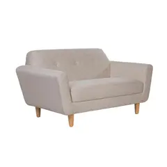 MUEBLES FIOTTI - Sofá Reclinable 2 Puestos 150x78x85cm Beige Lugano