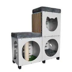 AM MASCOTAS - Gimnasio Para Gatos Germany 79x33x97cm Mediano