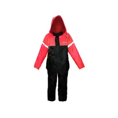 IRON RACING - Impermeable Talla M - Rojo 2Pzs