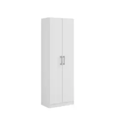 BERTOLINI - Alacena Despensa De Cocina En Mdp 56Cm Dos Puertas 5 Entrepaños Noce