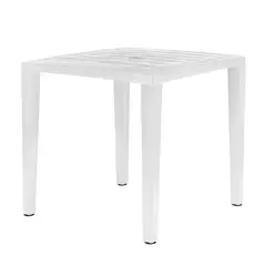 VANYPLAS - Mesa Plástica Cuadrada Serena 72x72 CM Blanco