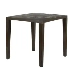 VANYPLAS - Mesa Plástica Cuadrada Serena 72x72 CM Blanco