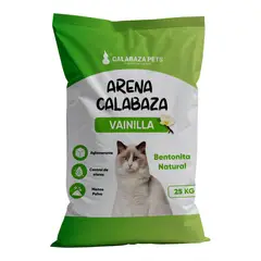 undefined - Arena Sanitaria Gato Aglomerante Bentonita Calabaza Vainilla 25kg